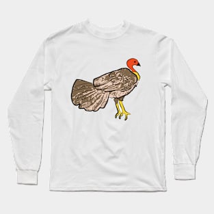 Australian Native Scrub Turkey Long Sleeve T-Shirt